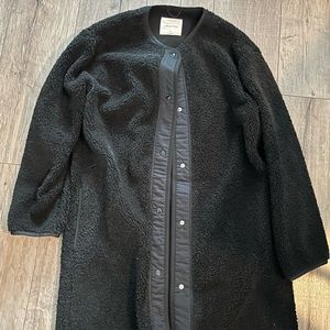 Aritzia Wilfred Free Sherpa long line jacket